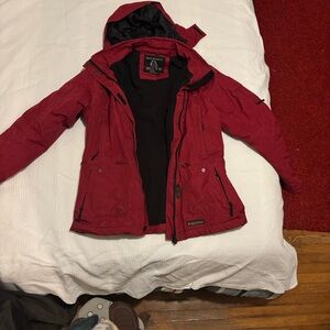 Mystery Mountain Women's Red Ski Jacket